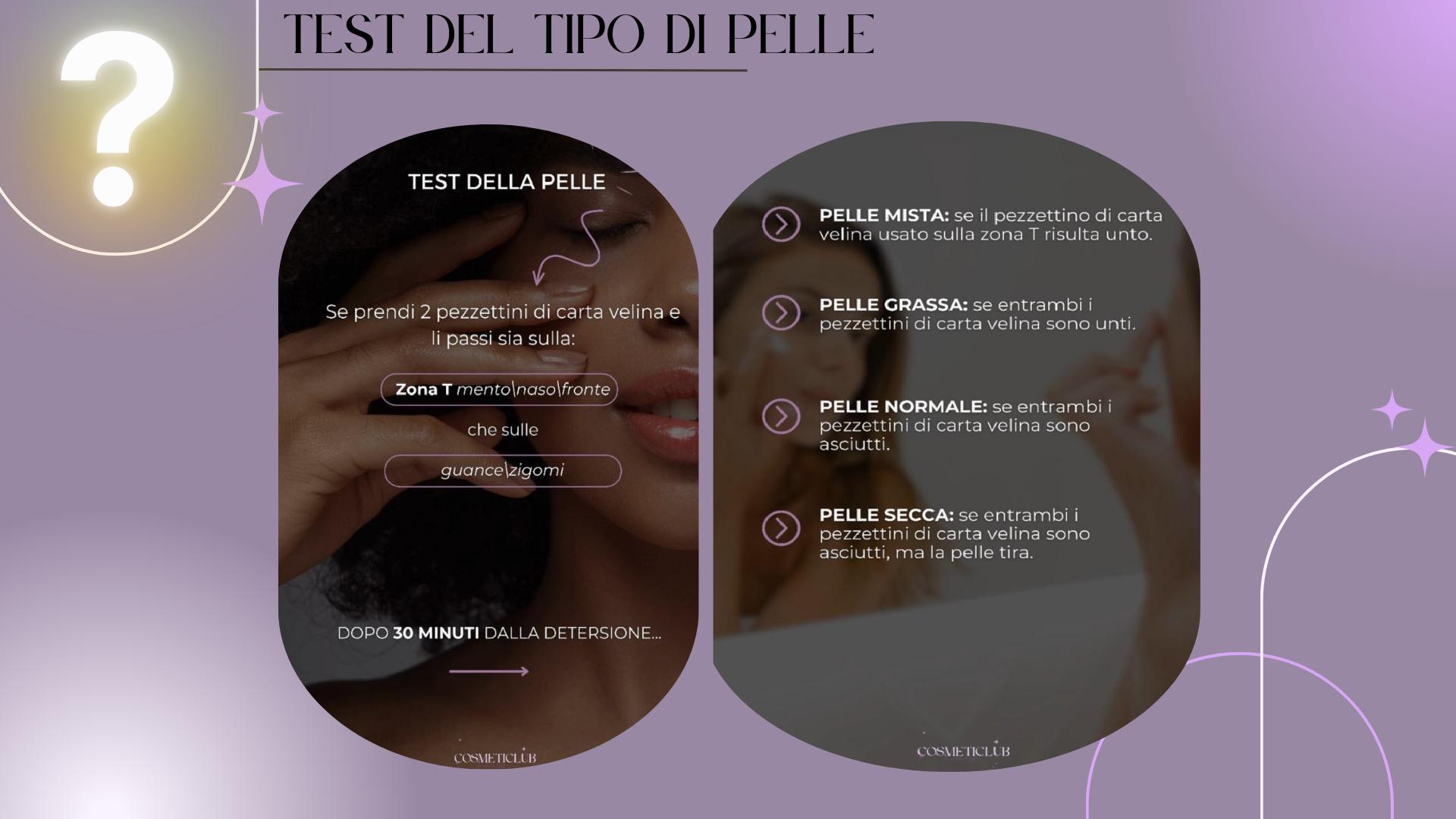 CAP.3 TEST TIPO DI PELLE